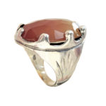 ring men big Cornelian stone