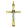 stylized canted cross orthodox pendant