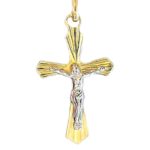 Cross crucefix pointed orthodox pendant