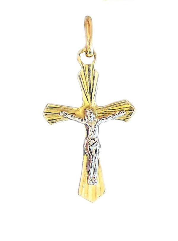 Cross crucefix pointed orthodox pendant