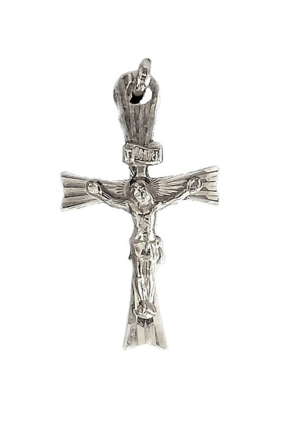 Cross crucifix Tampl Diamond Face catholic