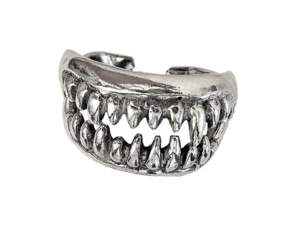 Biker ring men Vampires Jaws