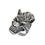 Ring men Wolf head