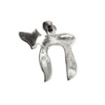 Judaica Pendant symbol luck J2117bs