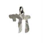 Judaica Pendant symbol luck J2117as