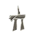 Judaica Pendant symbol luck j2116bs