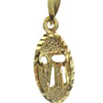 Judaica Pendant symbol luck j2115az
