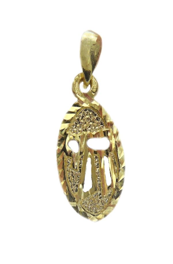 Judaica Pendant symbol luck j2115az