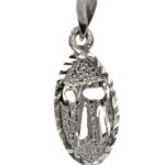 Judaica Pendant symbol luck j2115as