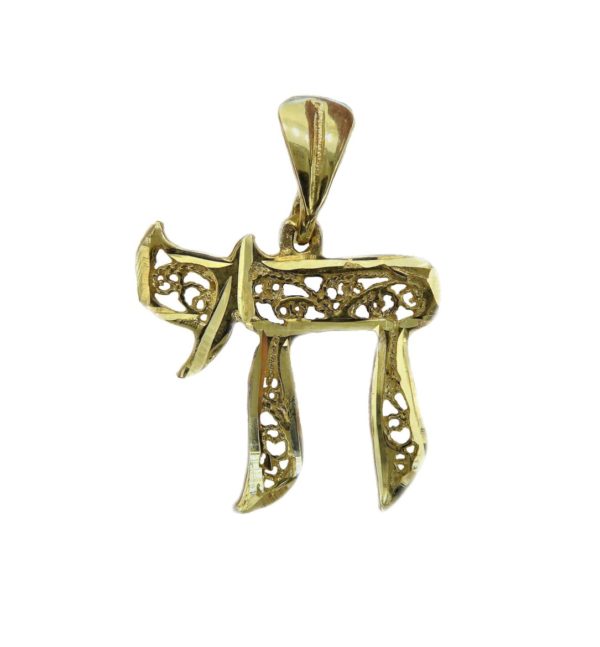 Judaica Pendant symbol luck j2115cz