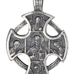 King Of Glory medal cross Crucifix prayer 1566