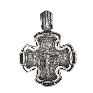 cross Crucifix orthodox medal pendant Christmas a222
