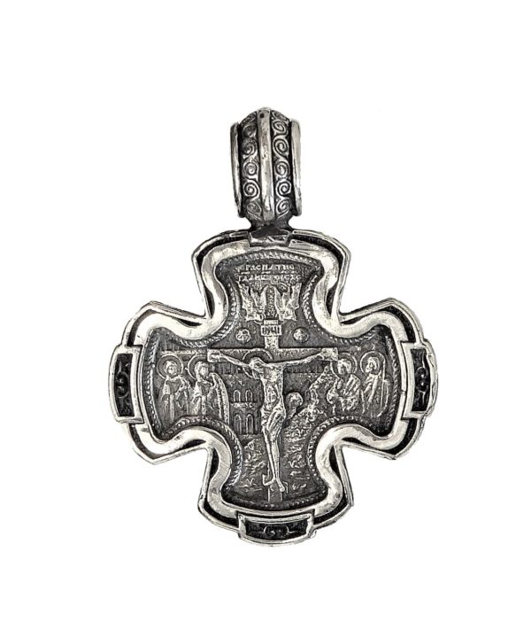 cross Crucifix orthodox medal pendant Christmas a222