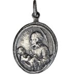 Catholic icon st Irena and Irwin christian pendant medal 228
