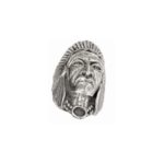 ring men Large Indian head 1574