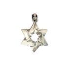 Magen David pendant J2099a Judaica star