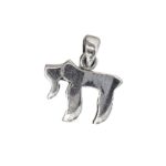 Judaica Pendant symbol luck life j2108a