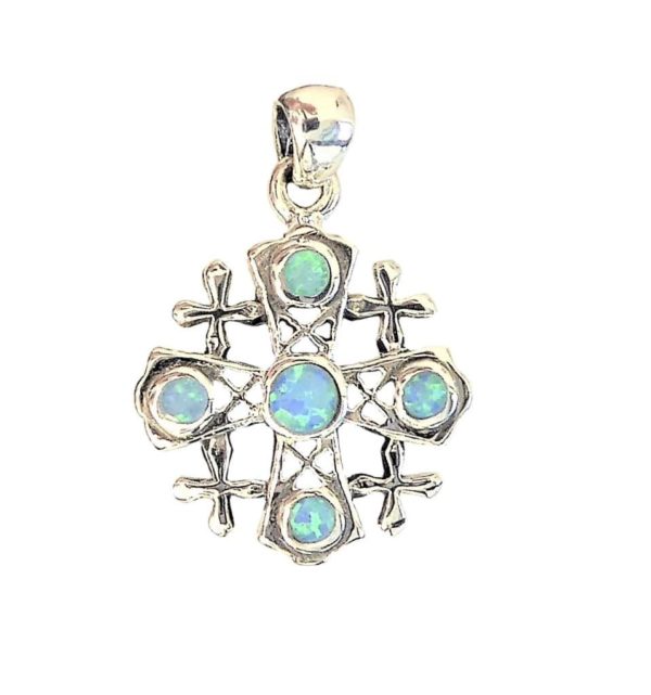 Pendant christian cross Jerusalem M25