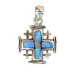 Pendant christian cross Jerusalem M26