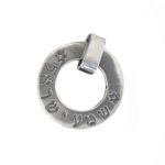 Judaica Pendant symbol luck j2105a