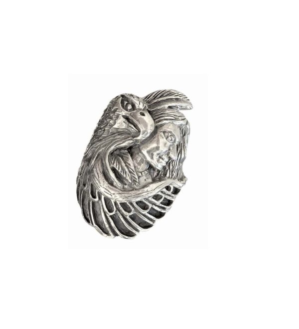 Indian eagle ring men 1571