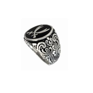 signet ring men scimitar with ornament 1575