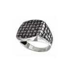 Ring braided pattern men 1585