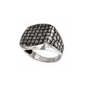 Ring braided pattern men 1585