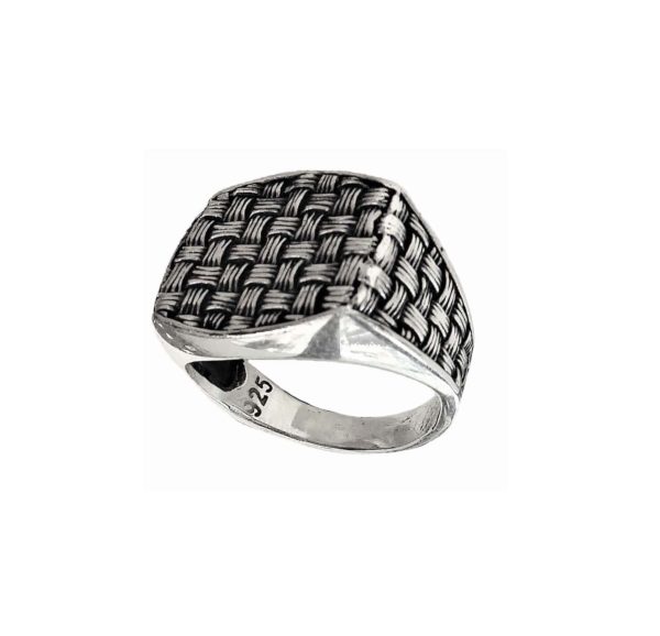 Ring braided pattern men 1585