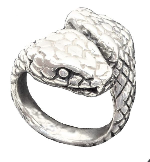 Ring men Two Snakes heads