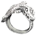 Ring unisex Large Crocodil