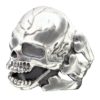 Ring men skull with bones