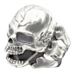 Ring men skull with bones