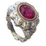 men Ring #1622b Ruby