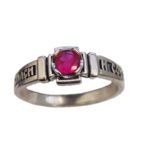 Band Ring Orthodox RUBY