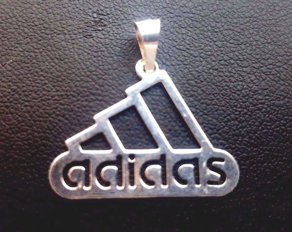 Woestijn Diverse briefpapier Pendant Adidas Fan sport #1222 Sterling Silver 925 - Atlantis Gold